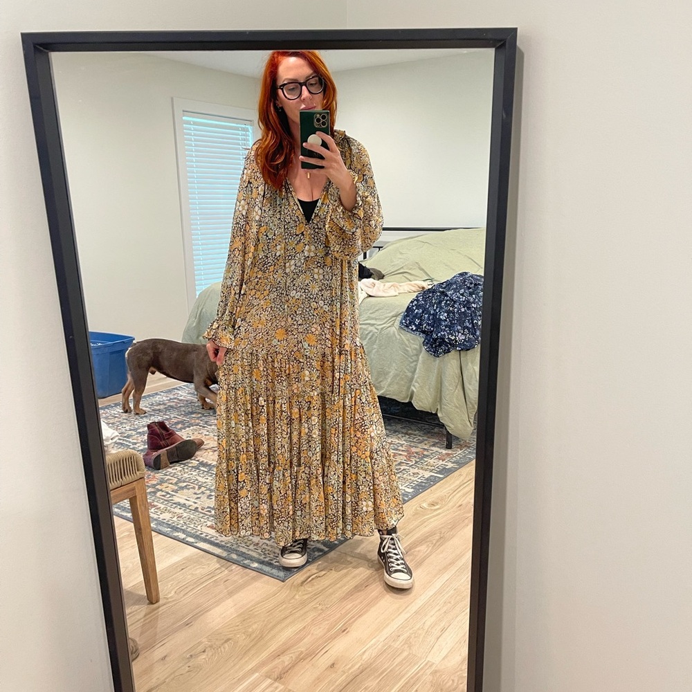 Feeling Groovy Floral Maxi